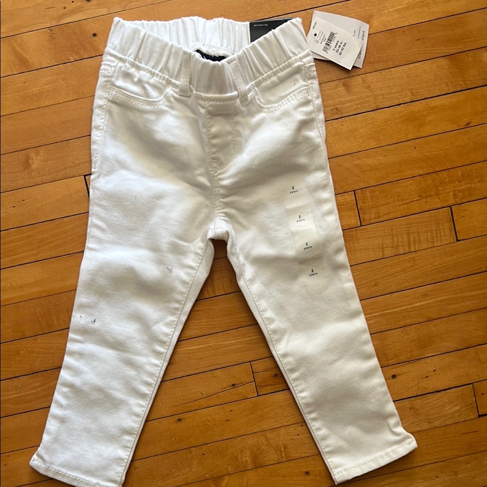 Baby Gap White Jeggings